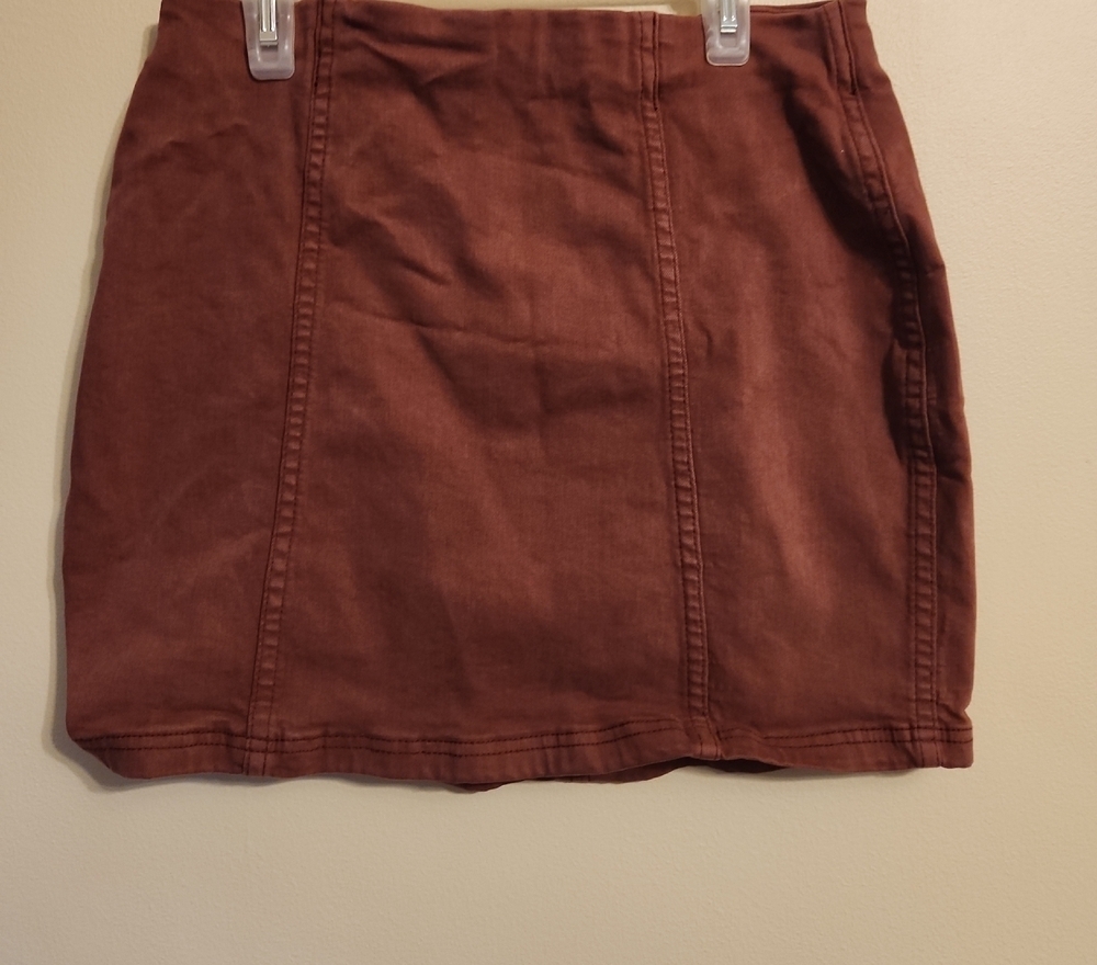 *No Size Tag But Fits Like A Size 1* Full Tilt Women's Chocolate Pencil Skirt